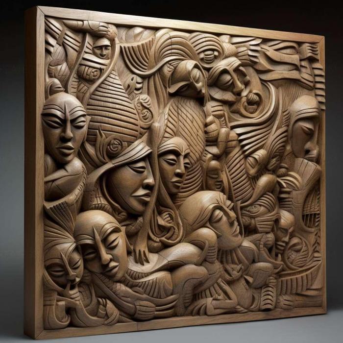 نموذج ثلاثي الأبعاد لآلة CNC 3D Art 